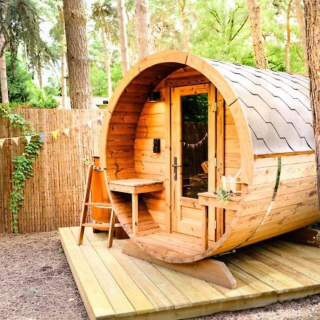 Boshuisje Pinus Sonnevijver Residences Lanaken Kültér fotó
