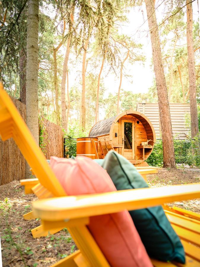 Boshuisje Pinus Sonnevijver Residences Lanaken Kültér fotó